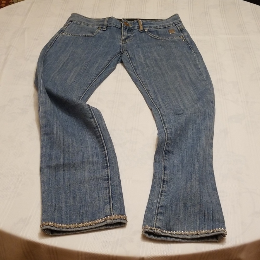 Eight Sin Jean rhinestone cuff ankles J221:5:619 - Picture 4 of 8